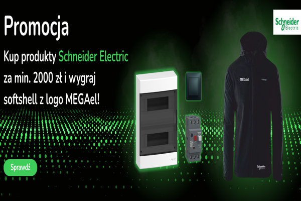 Promocja MEGAel & Schneider Electric! Zdobywaj nagrody za zakupy!
